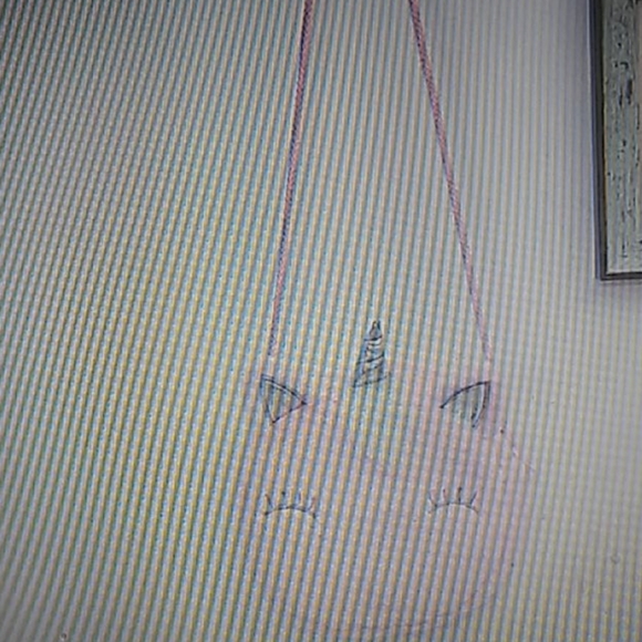 Unicorn Plush Kids Purse - Picture 2 of 2